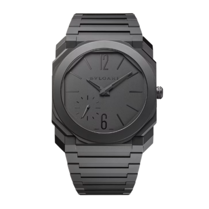 Bvlgari Octo Finissimo Extra-thin Black sandblasted ceramic