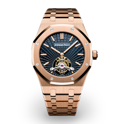 Audemars Piguet Royal Oak Tourbillon Extra-Thin 26522OR Rose Gold Blue “Tapisserie Evolutive” Dial